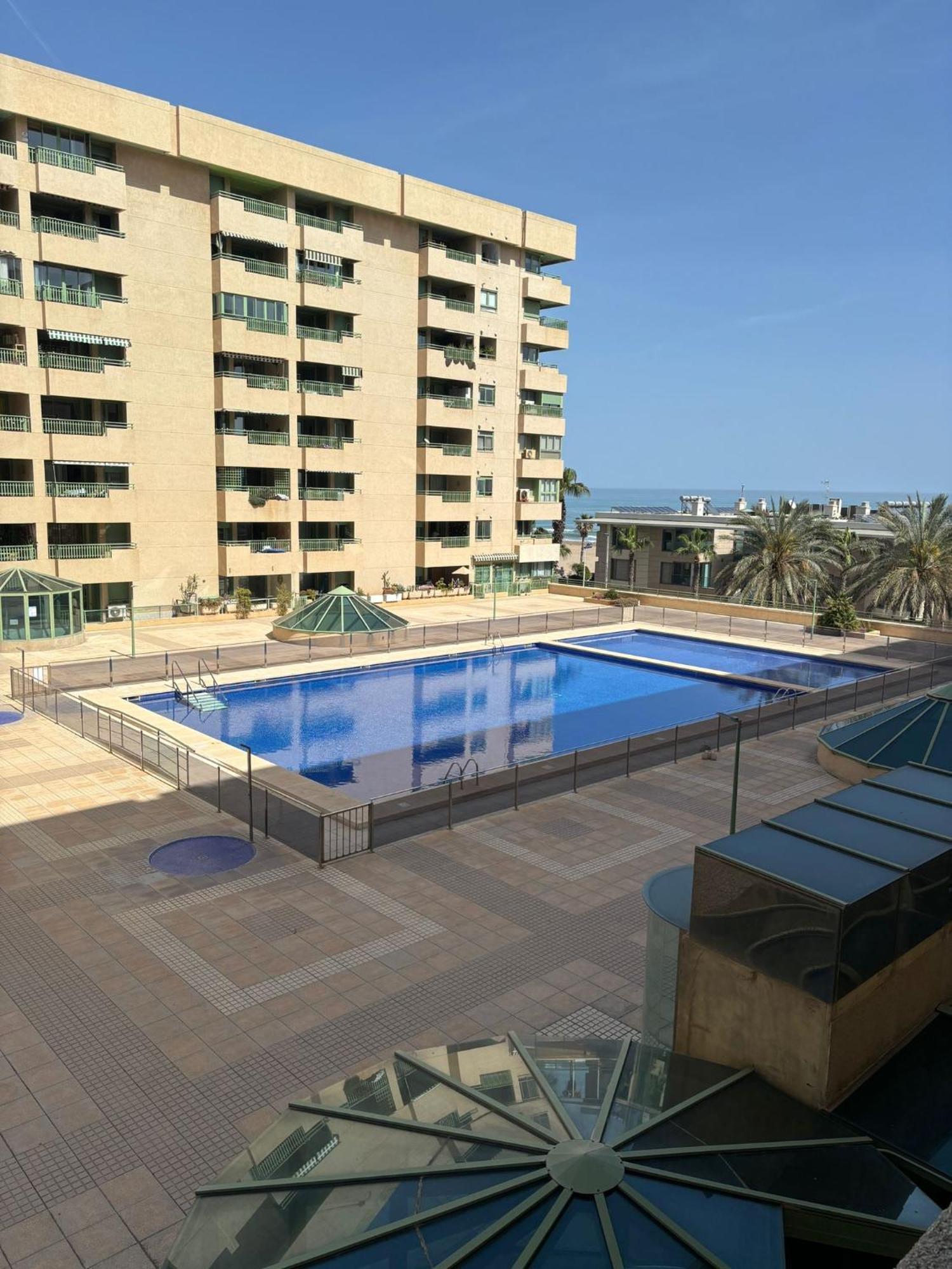 Apartamento Primera Linea De Playa Patacona Valencia Exteriör bild