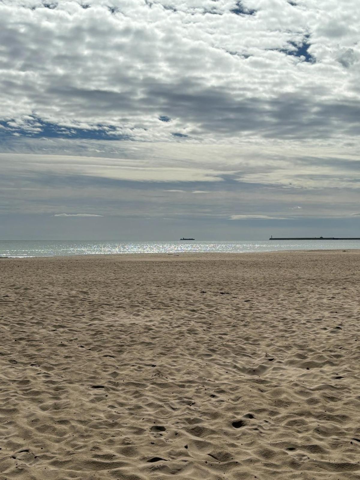 Apartamento Primera Linea De Playa Patacona Valencia Exteriör bild