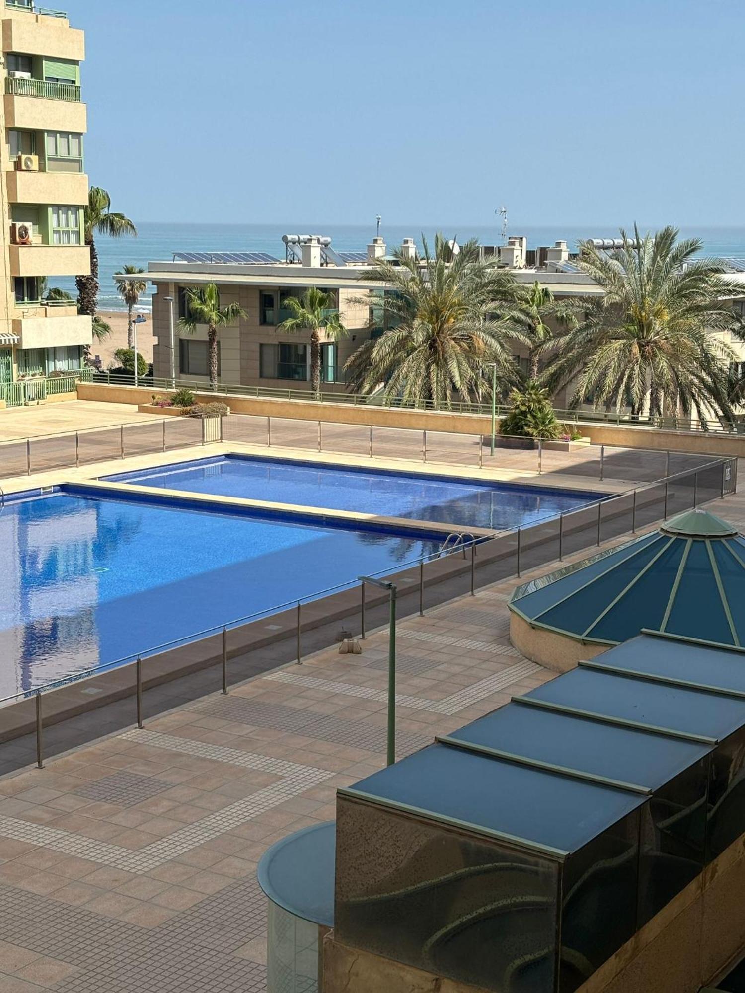 Apartamento Primera Linea De Playa Patacona Valencia Exteriör bild