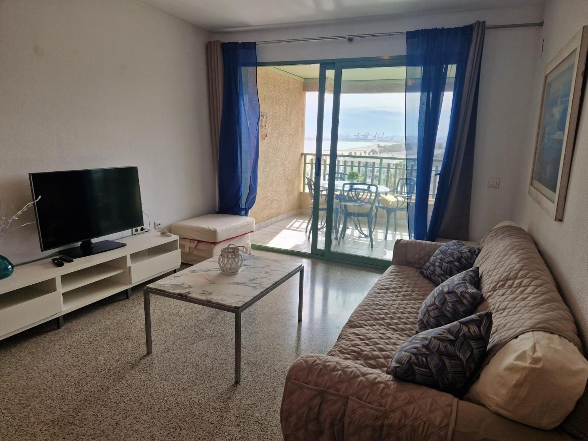 Apartamento Primera Linea De Playa Patacona Valencia Exteriör bild